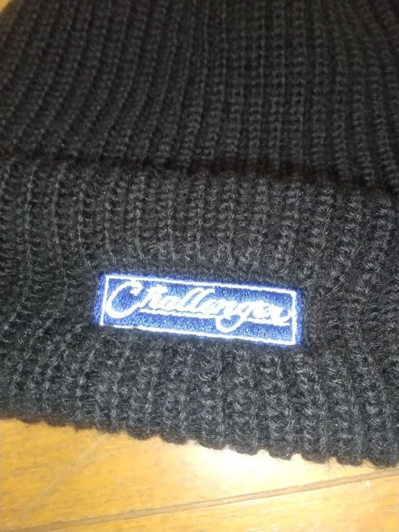 challenger チャレンジャー ニット帽 ブラック