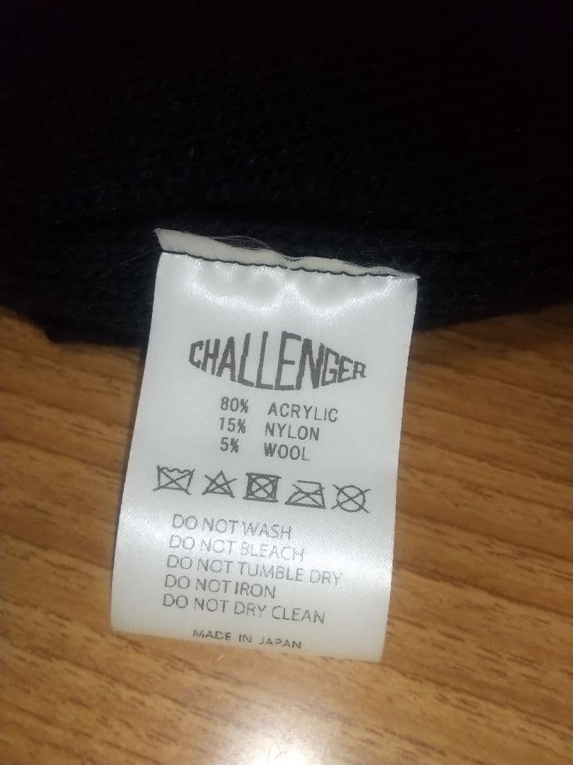 challenger チャレンジャー ニット帽 ブラック