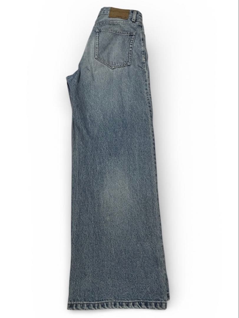 完売品 EVERYDAY I LIKE. タックバギーデニムパンツ ワイド　34