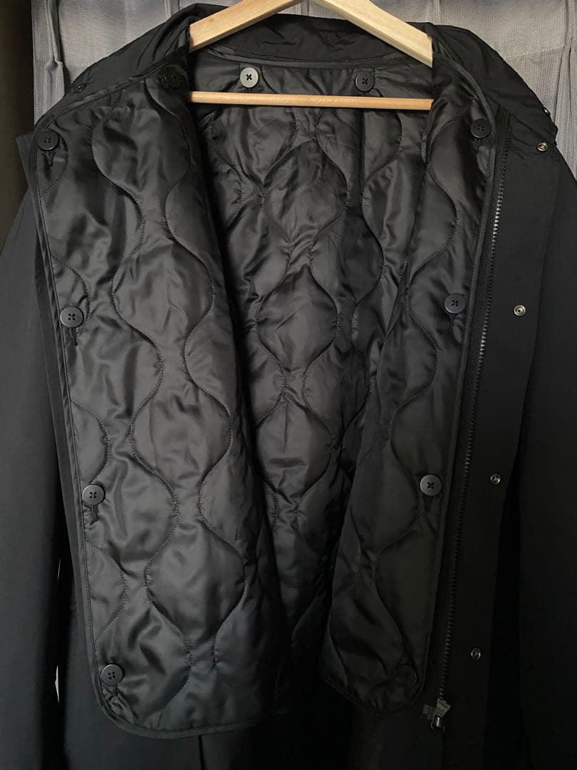UNIQLO ユニクロ ウィンドプルーフ2WAYコート 黒 M