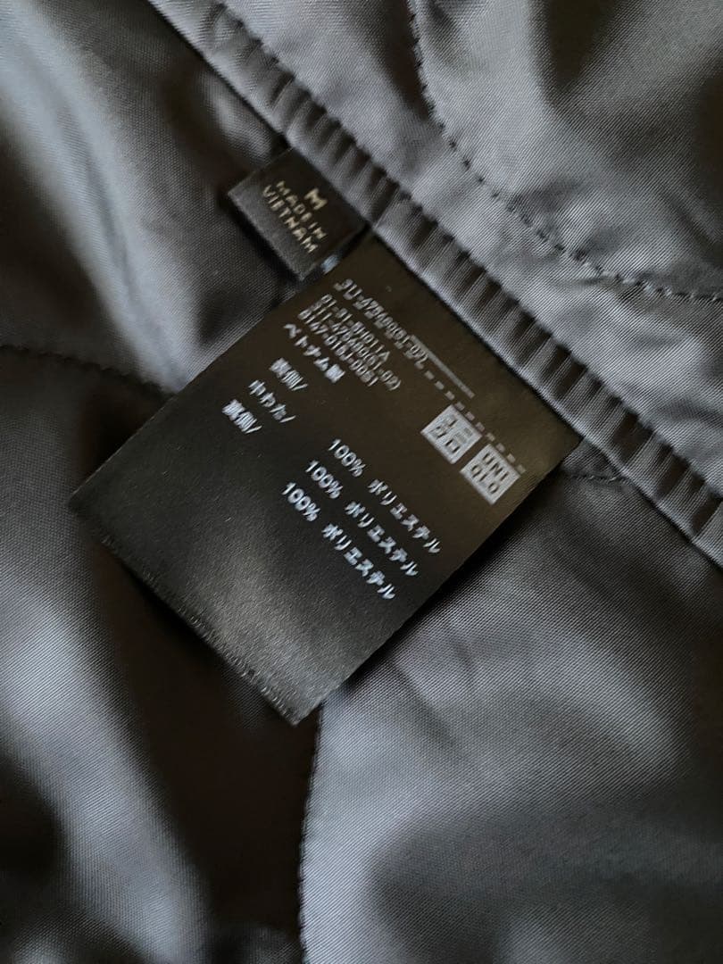 UNIQLO ユニクロ ウィンドプルーフ2WAYコート 黒 M