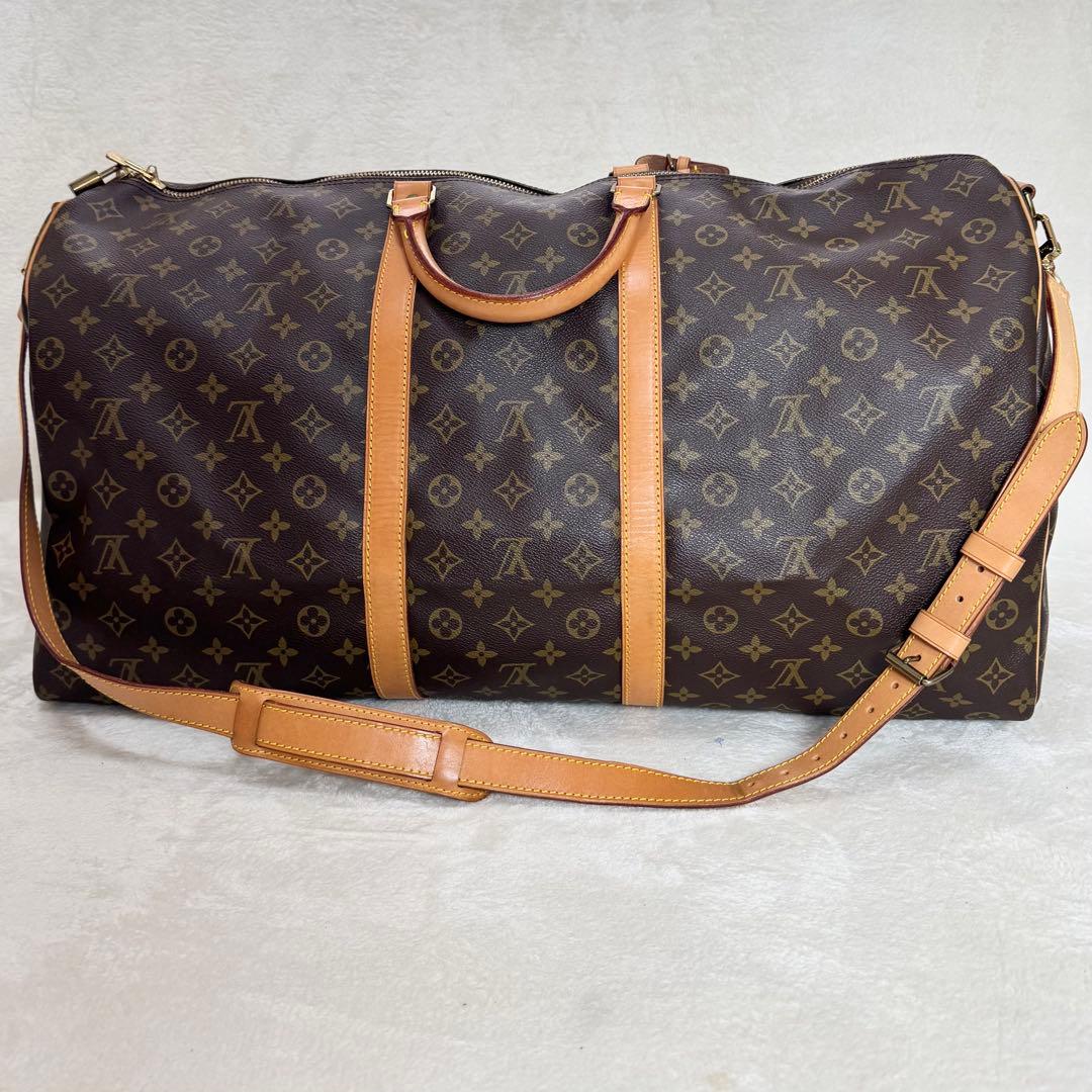【美品】　Louis Vuitton ヴィトン キーポル60 バンドリエール