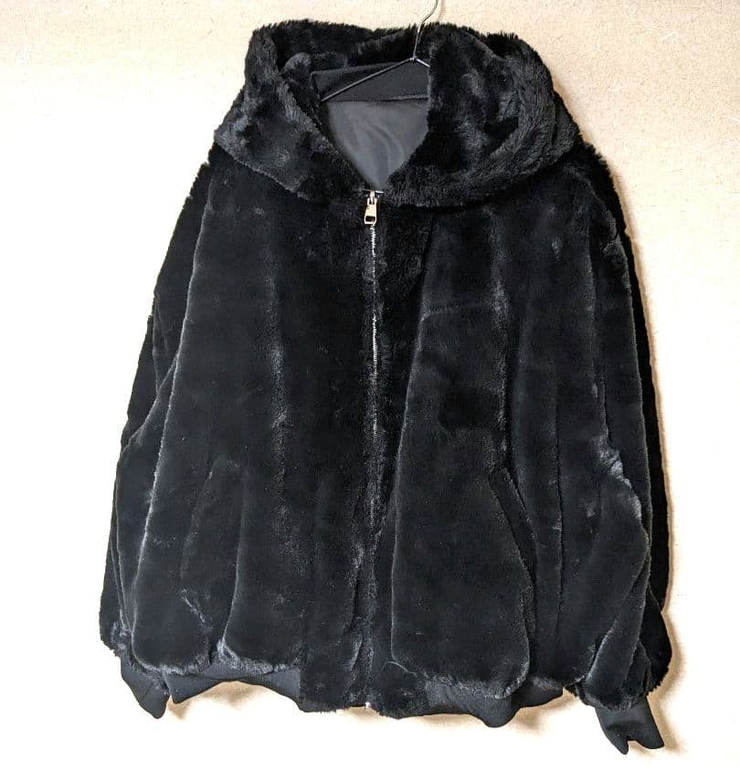 ZARA　ボアブルゾン　リバーシブル　MA-1　美品　ボンバージャケット　ファー