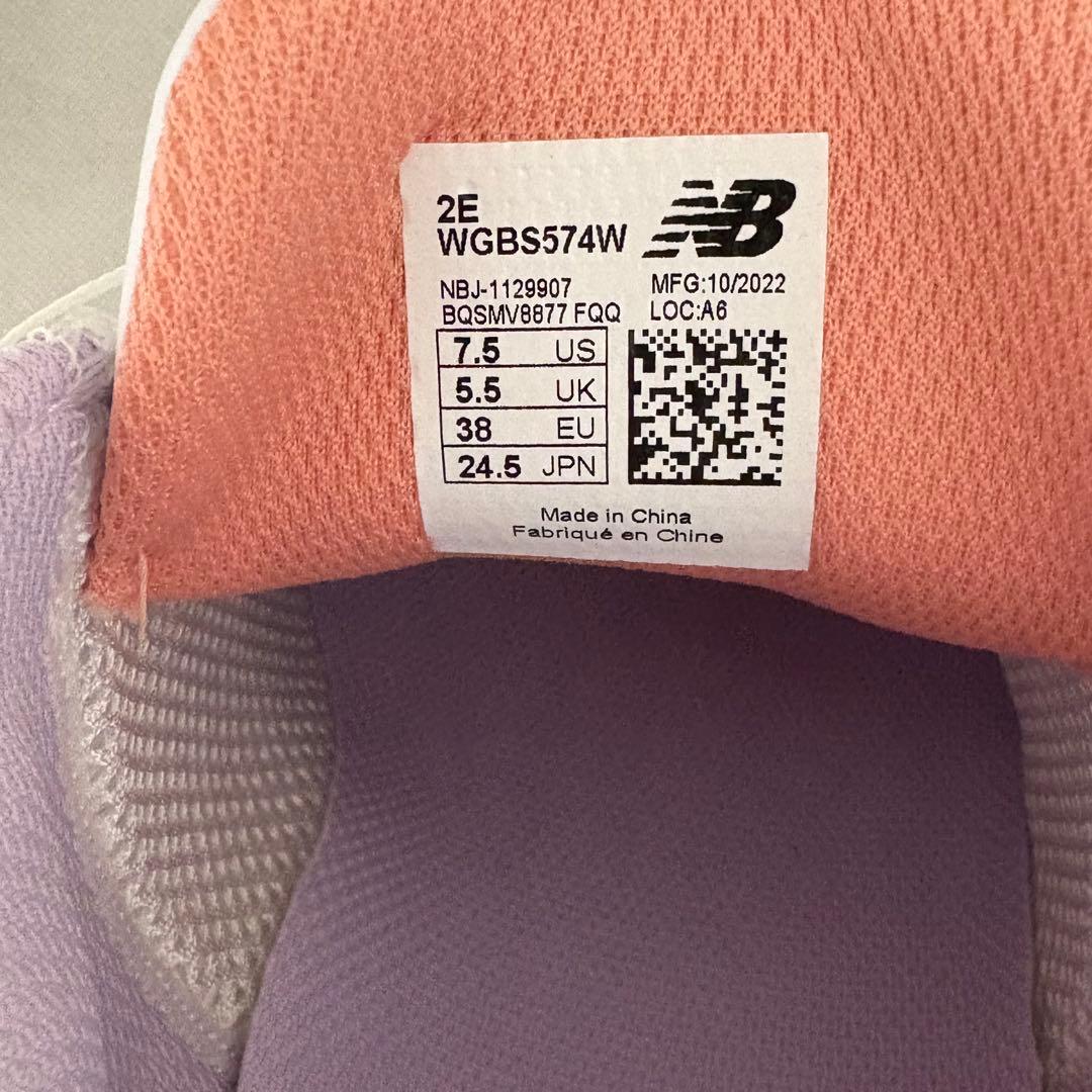 未使用 ニューバランス ゴルフシューズ 574 v3 BOAレディース 24.5