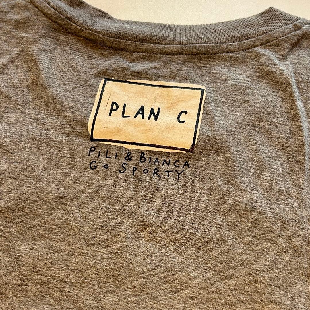 PLAN C ベースボール　Tシャツ グレー　L