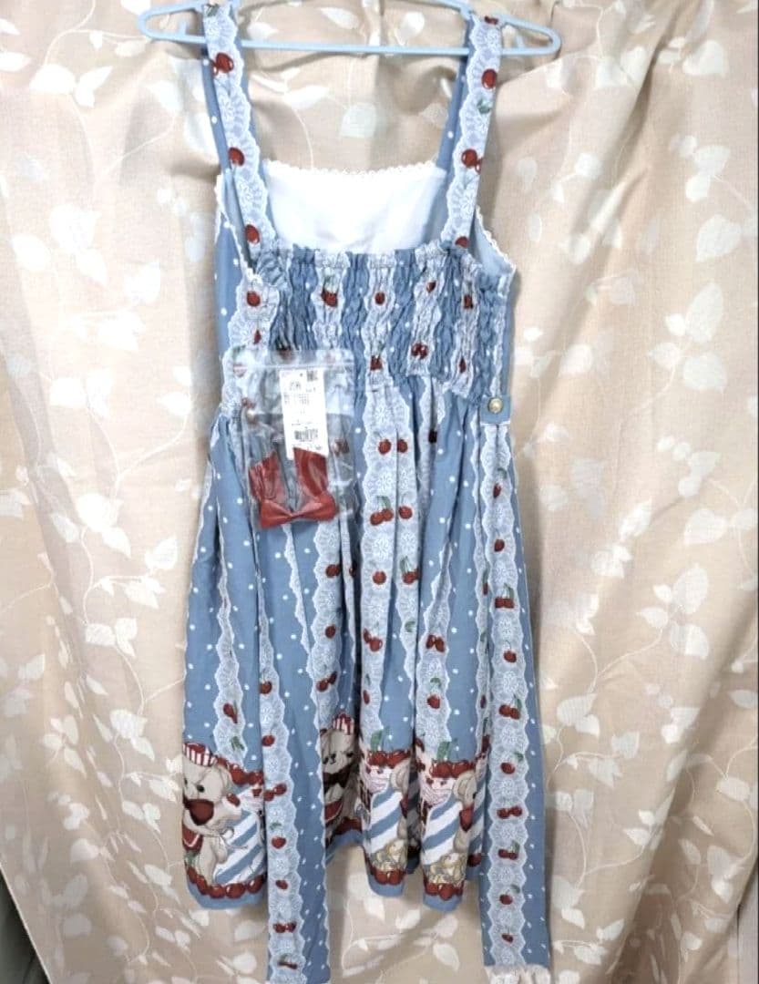 新品　アクシーズファム　くまパフェ　水色