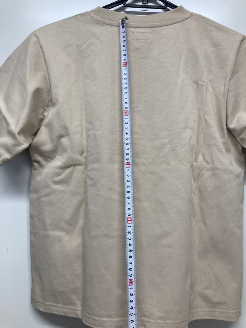 F-015-57 新品未使用　agnès b. ベージュ 半袖Tシャツ