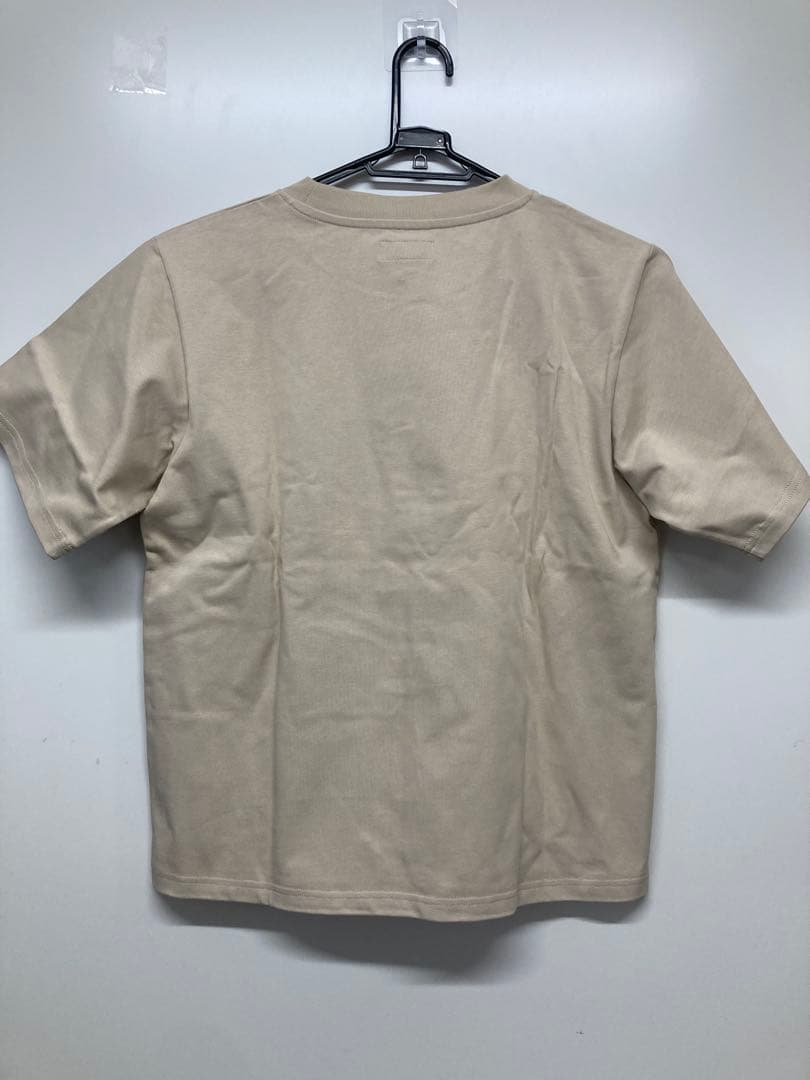 F-015-57 新品未使用　agnès b. ベージュ 半袖Tシャツ
