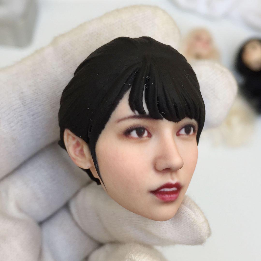 B102 1/6 フィギュア ヘッド　女性ヘッド　希少品 12インチドール