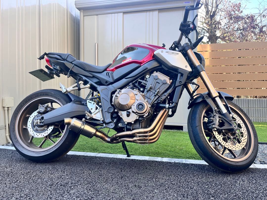 CB650R、CBR650R用 エキゾーストパイプ＆サイレンサーセット