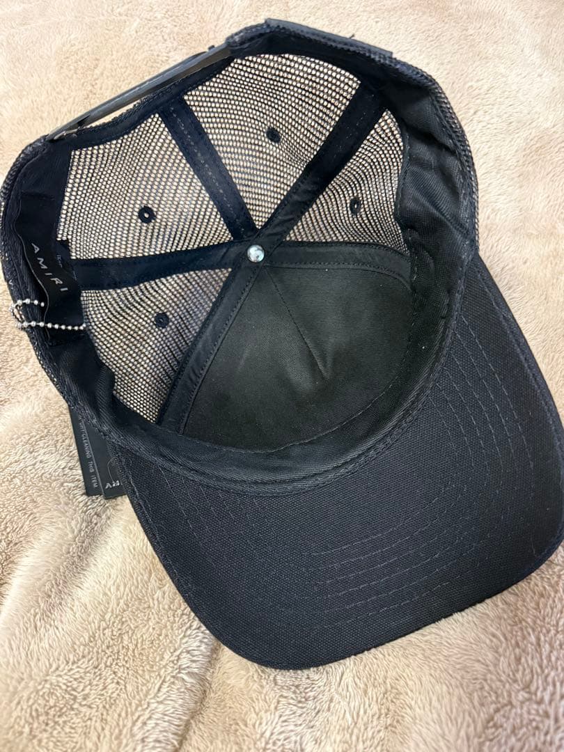 AMIRI ブラック メッシュキャップ　正規品 いい
