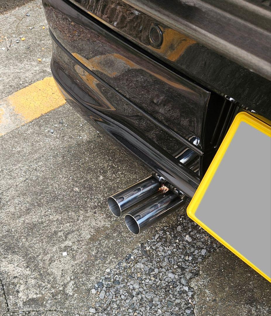 aハス切りテール　ネオクラシックデュアルマフラーカッター　オールステンレス