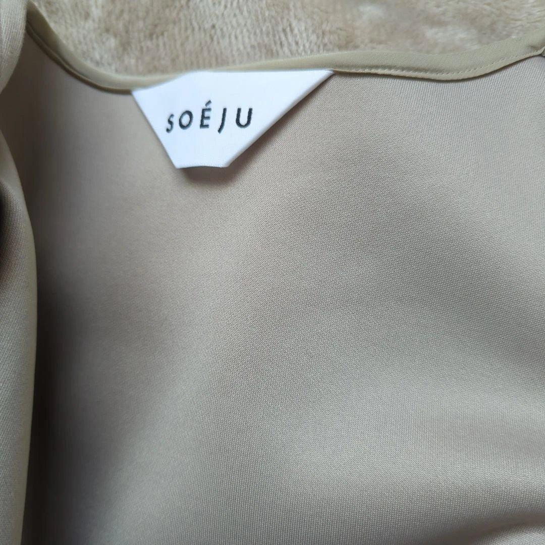 SOEJU 2WAYコクーンジップワンピース　M