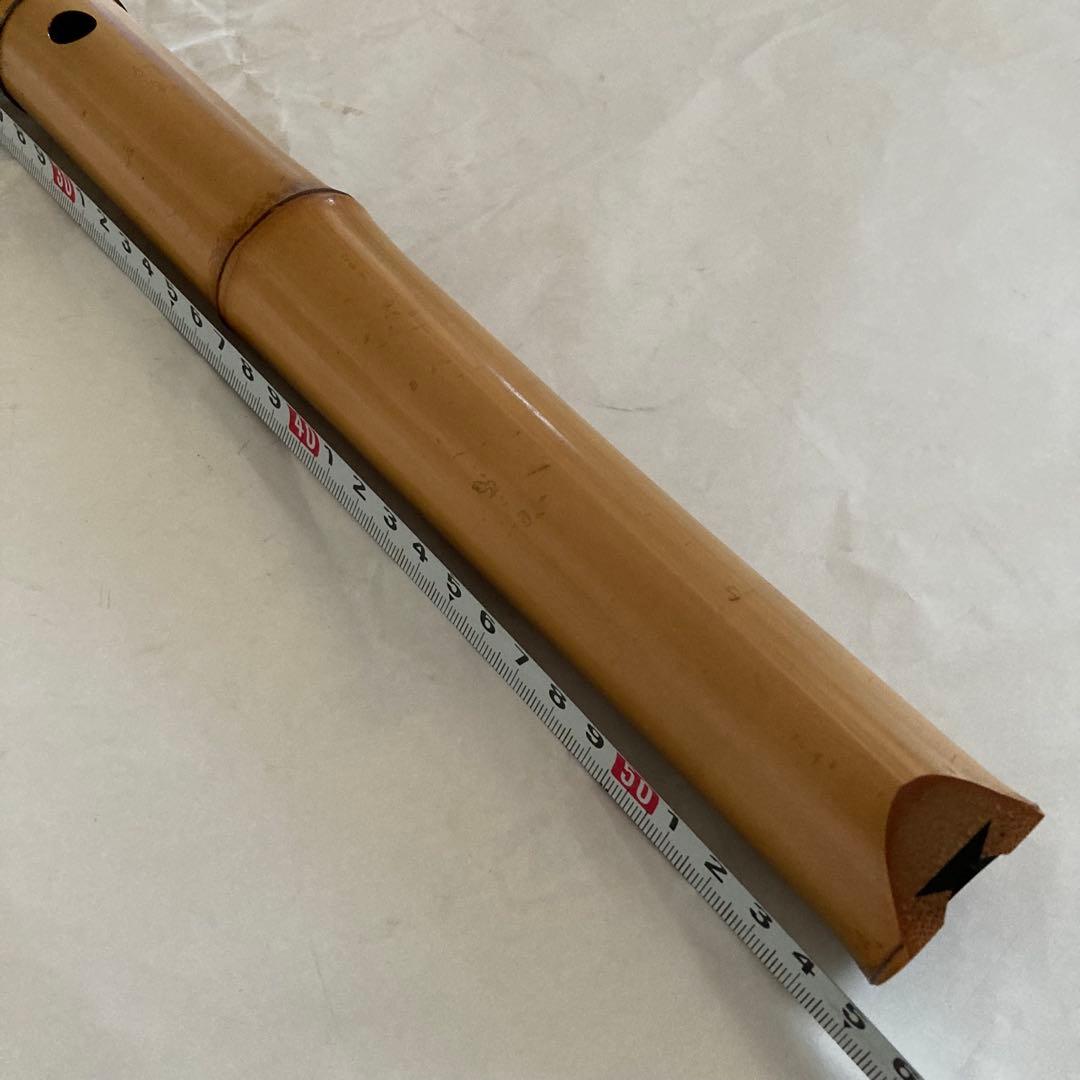 尺八　翠光　約54cm 一尺八寸　八寸管　５孔　竹製
