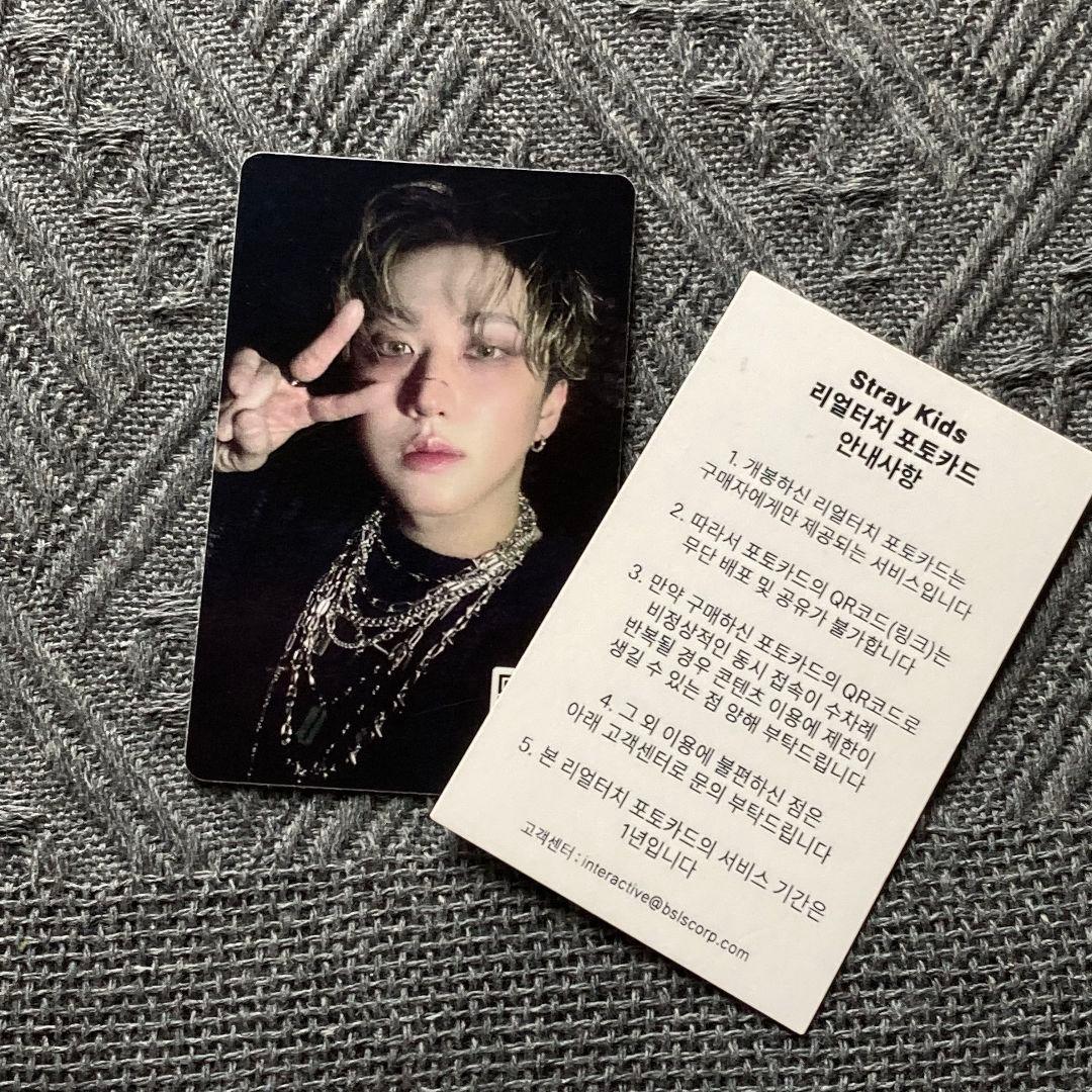 StrayKids QR チャンビン リアルタッチ 特典 トレカ