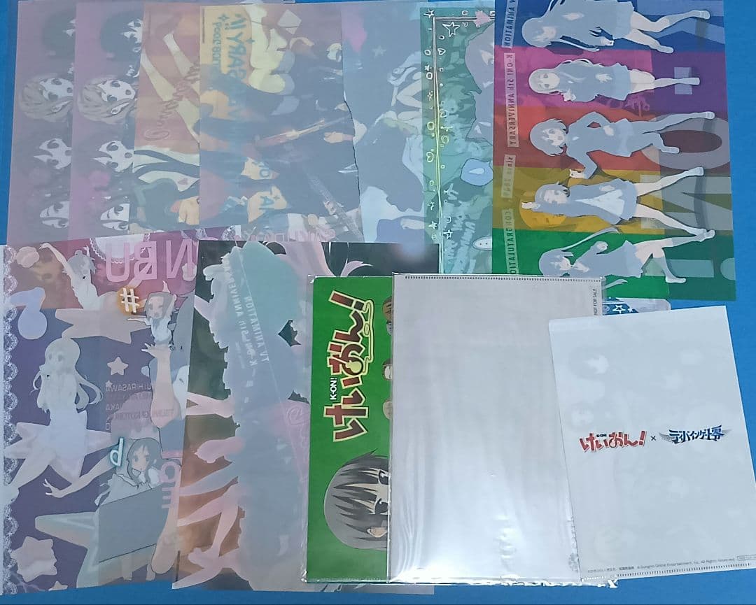 けいおん　クリアファイル　クリアポスター　まとめ売り