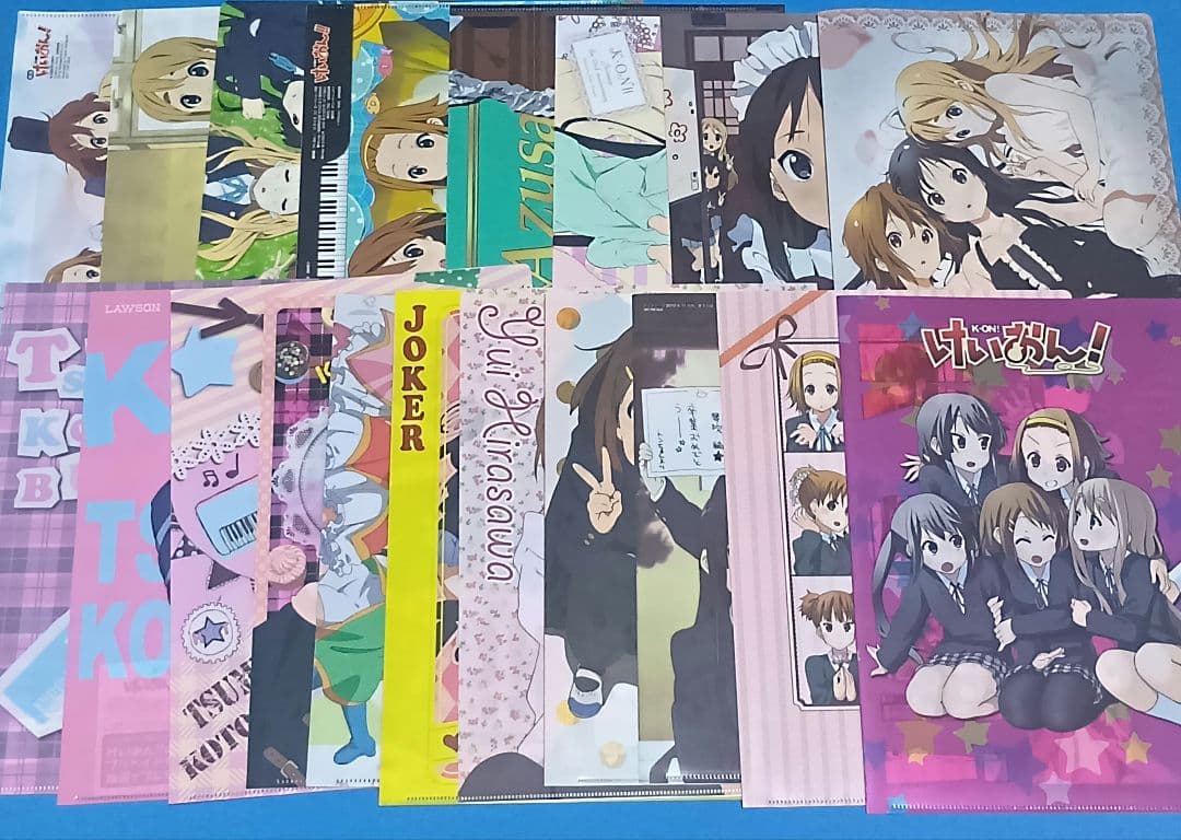 けいおん　クリアファイル　クリアポスター　まとめ売り