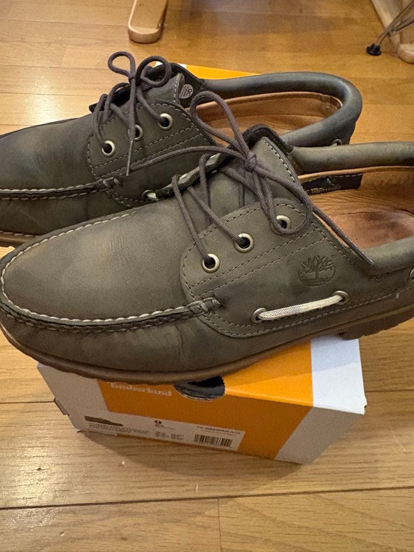 靴 Timberland authentic handsewn boat 27cm