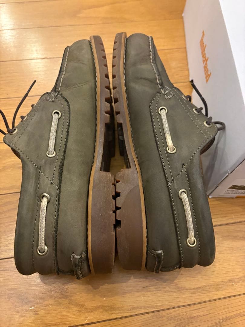 靴 Timberland authentic handsewn boat 27cm