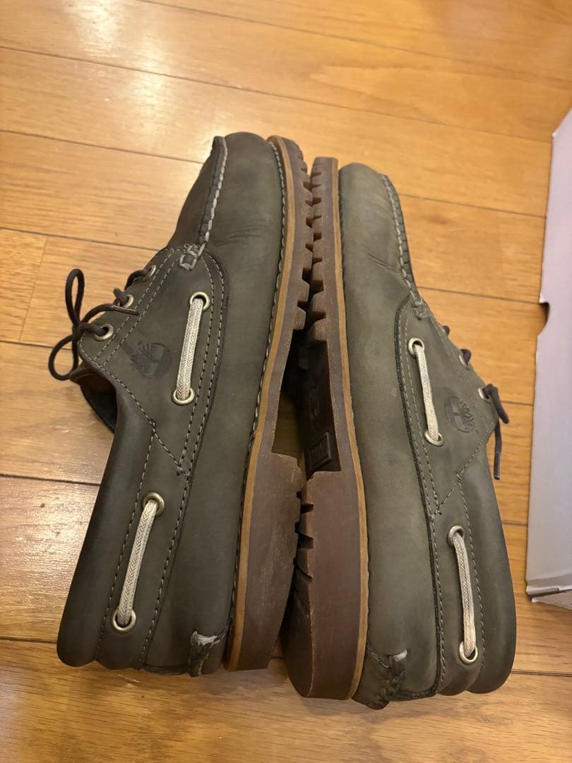 靴 Timberland authentic handsewn boat 27cm