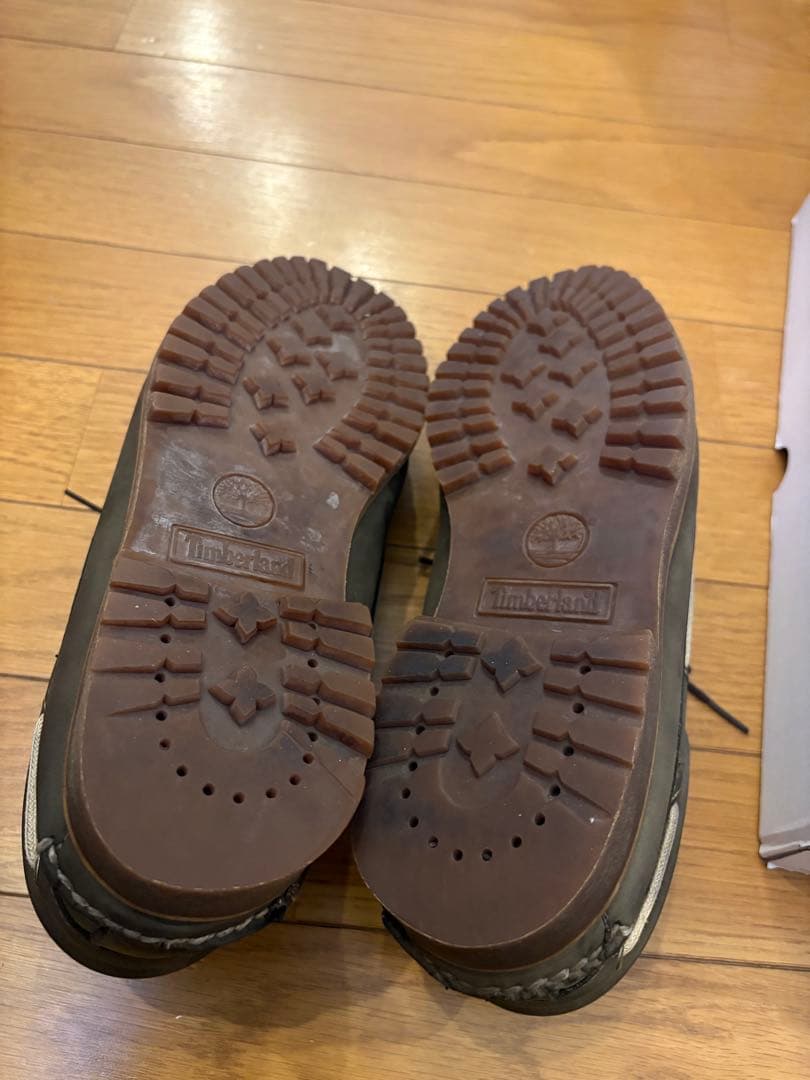 靴 Timberland authentic handsewn boat 27cm