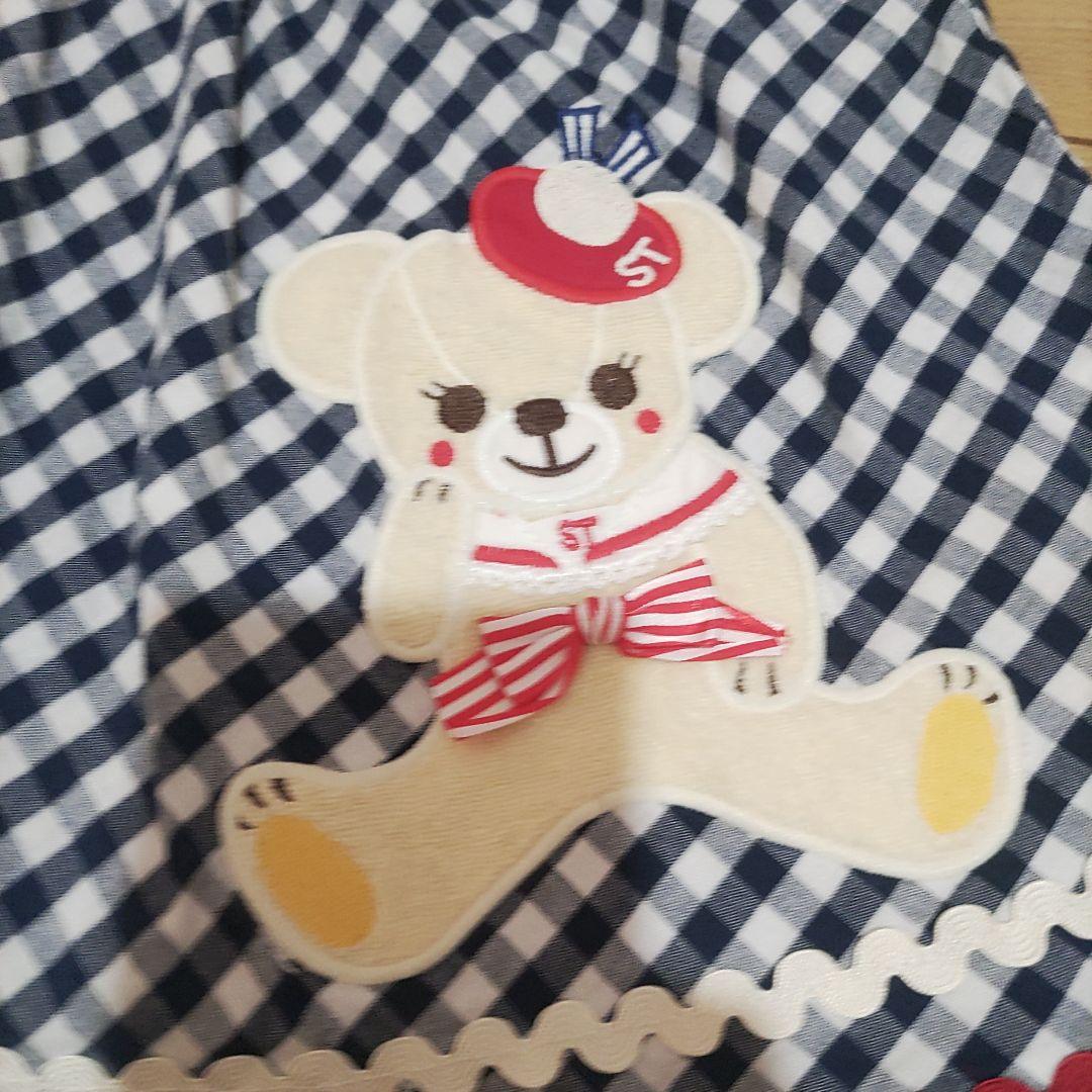 り*ん様 ストロベリー刺繍 半袖ワンピース 2点セット