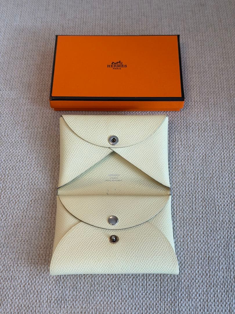 HERMES カルヴィデュオ ジョーヌミルトン　W刻印