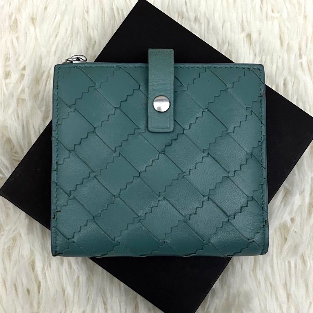 【美品】ICチップ内蔵 BOTTEGA VENETA 二つ折り財布