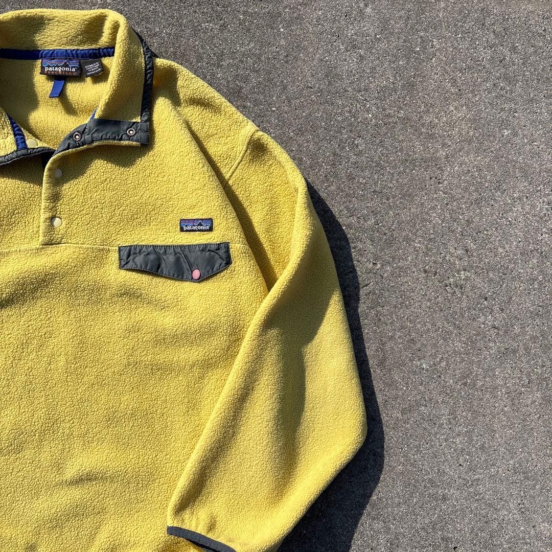 トップス 90s patagonia synchilla snap-T