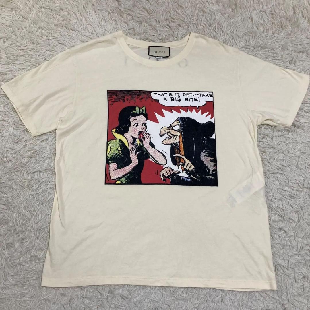 GUCCI × Disney Tシャツ 白雪姫 XXLサイズ Tシャツ ベージュ