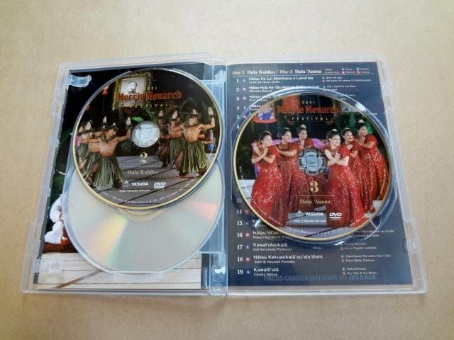 ★ 3枚組 DVD 「メリーモナークフェスティバル 2021 日本国内版」 ★