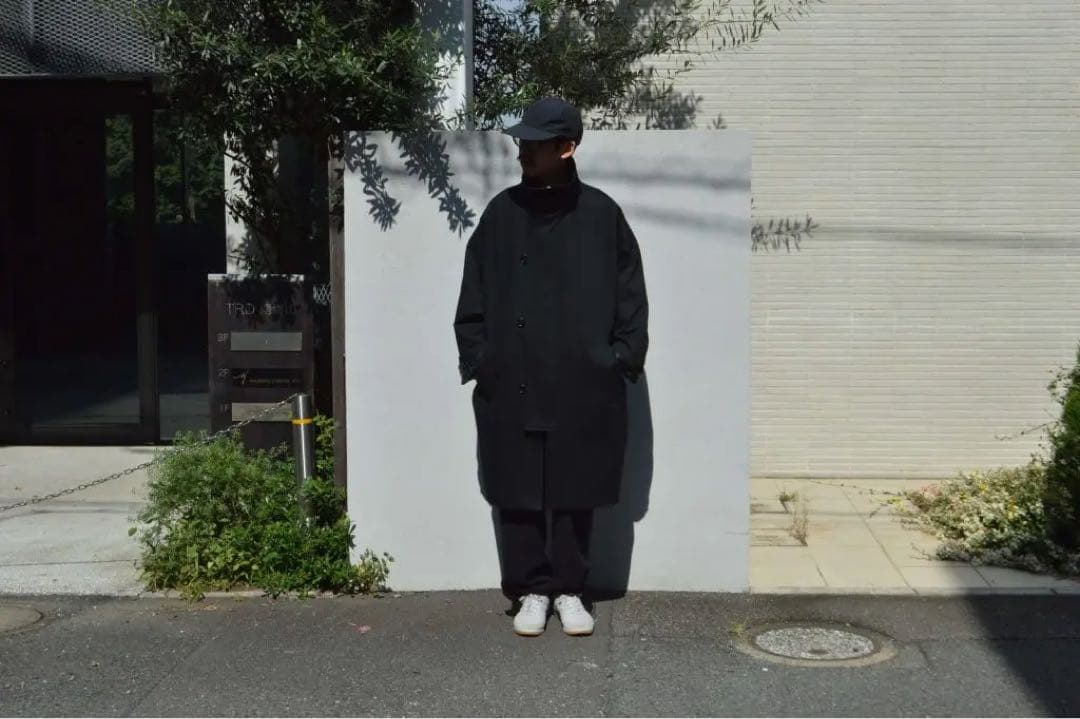 【mfpen（エムエフペン）】JOHNSTON COAT BLACK サイズM