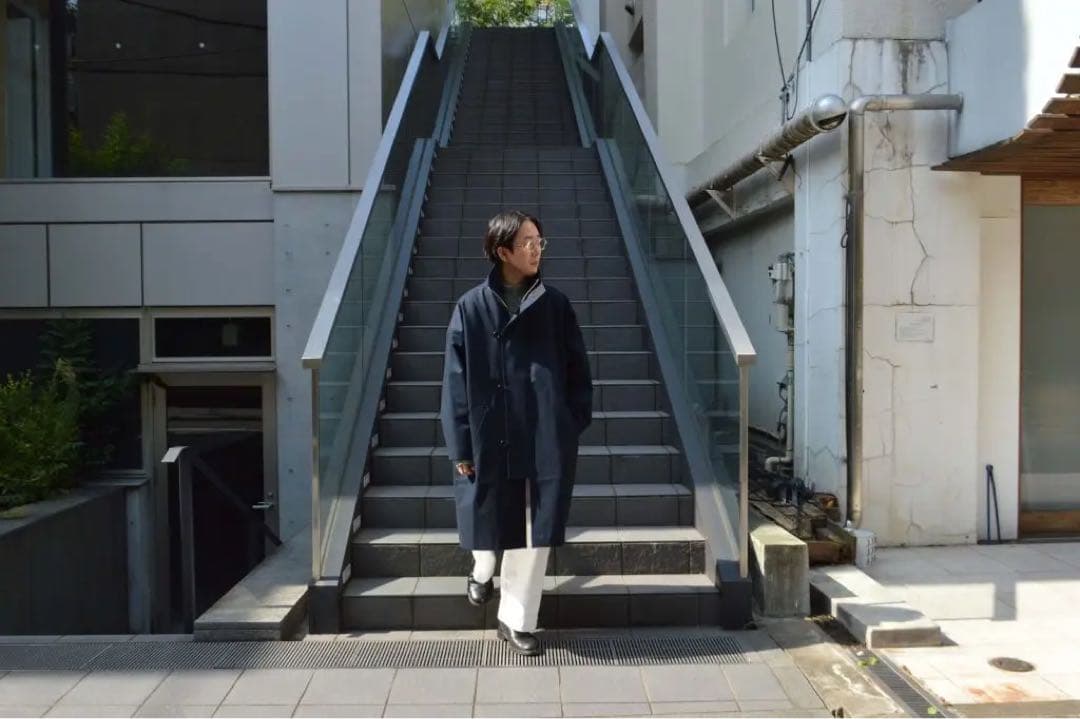 【mfpen（エムエフペン）】JOHNSTON COAT BLACK サイズM