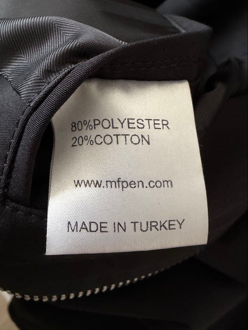 【mfpen（エムエフペン）】JOHNSTON COAT BLACK サイズM
