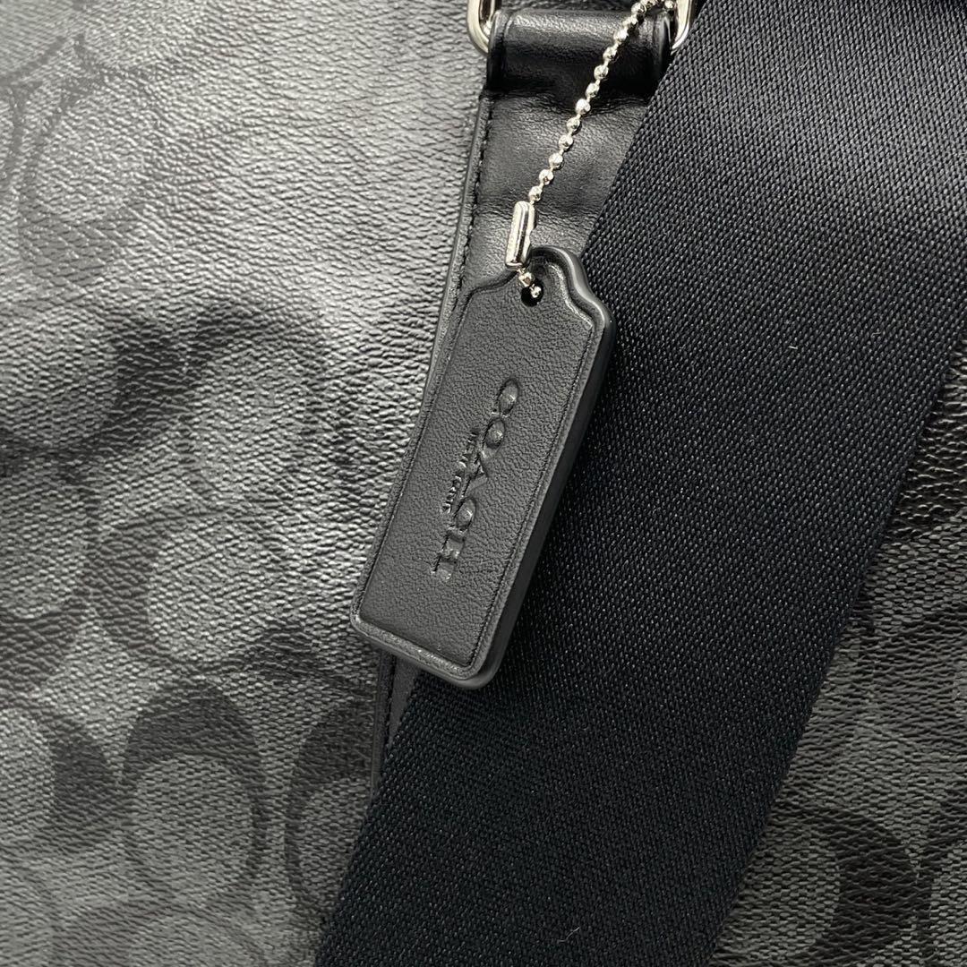 極美品● コーチ 2way ボストンバッグ 旅行鞄 大容量 PVC レザー