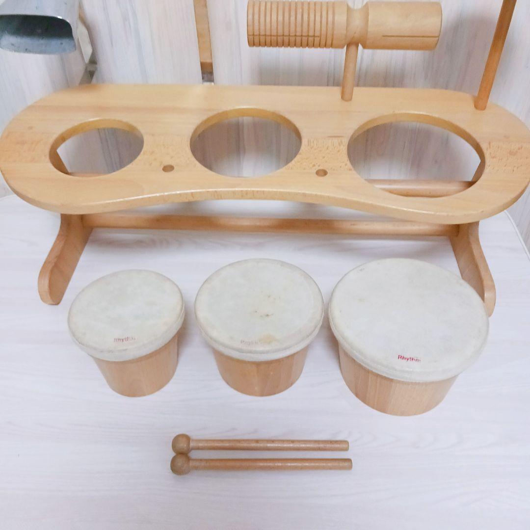 Rythmpoco リズムポコ 木製打楽器 リズムトイ パーカッション 知育楽器