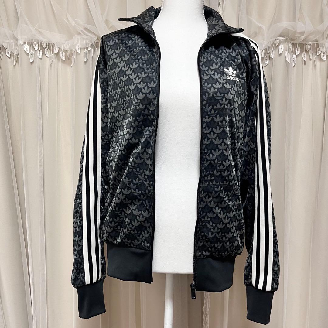 adidas アディダス ファイヤーバード トラックジャケット モノグラム 総柄