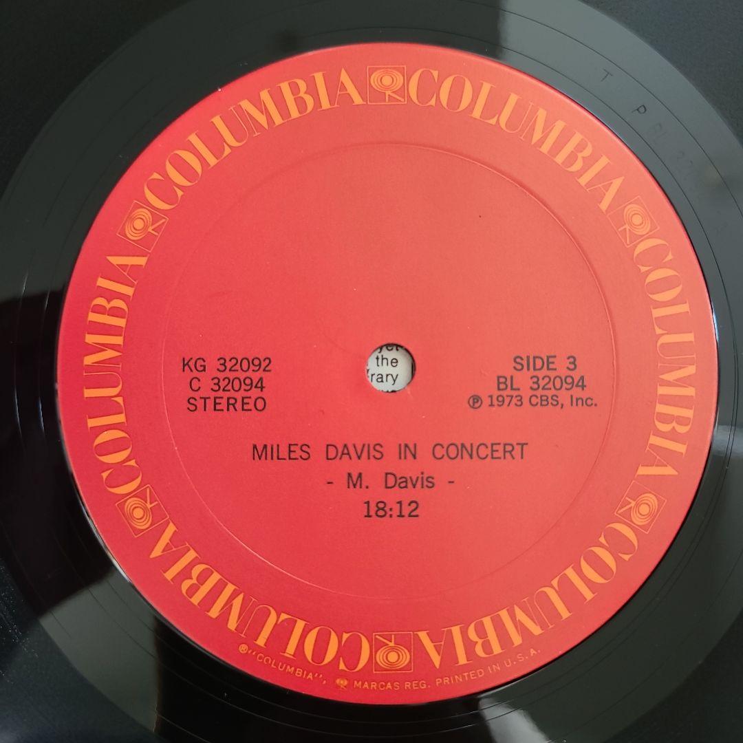 ★マト番オール１Ａ★ＵＳオリジナル盤★『イン・コンサート』Miles Davis