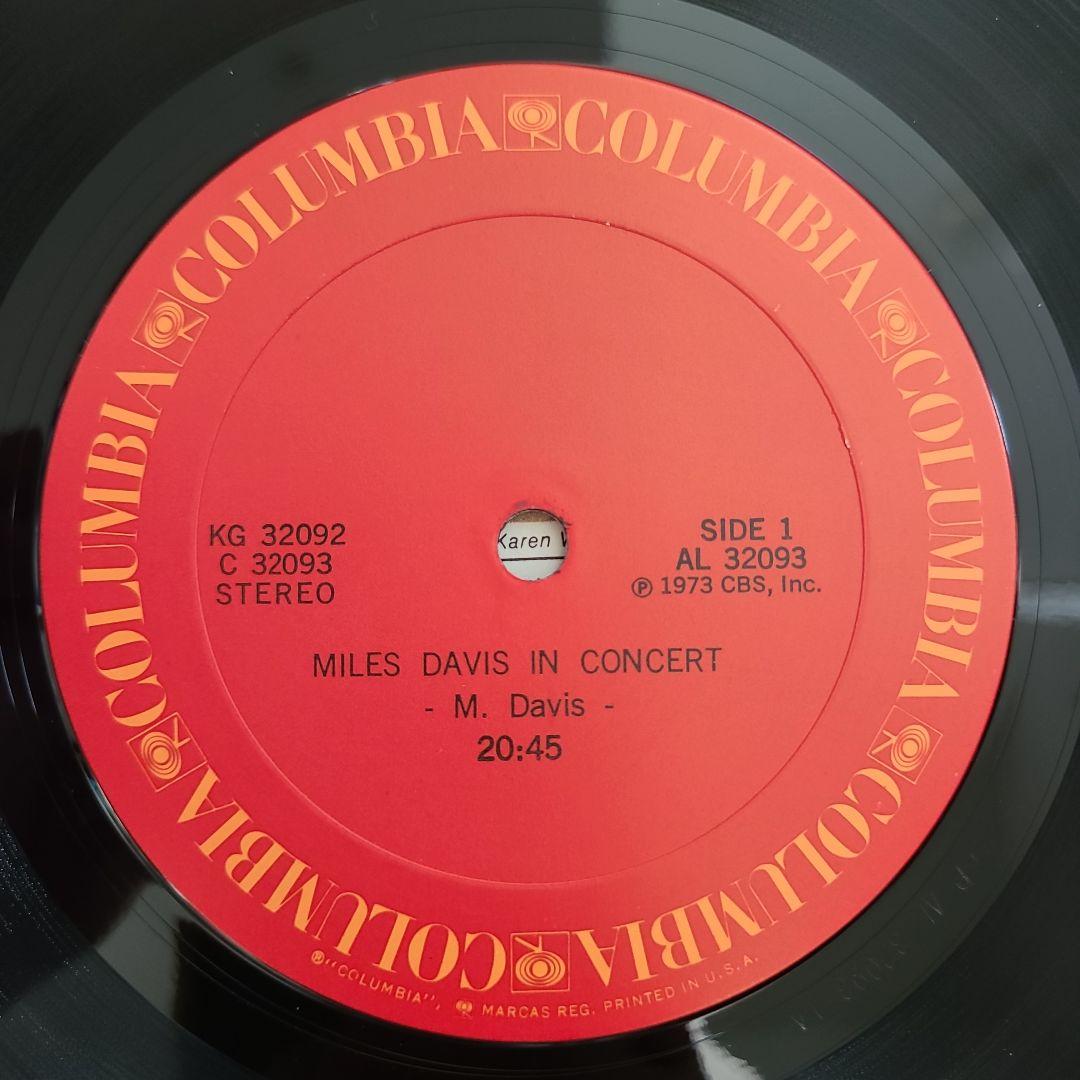 ★マト番オール１Ａ★ＵＳオリジナル盤★『イン・コンサート』Miles Davis