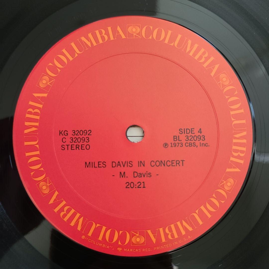 ★マト番オール１Ａ★ＵＳオリジナル盤★『イン・コンサート』Miles Davis