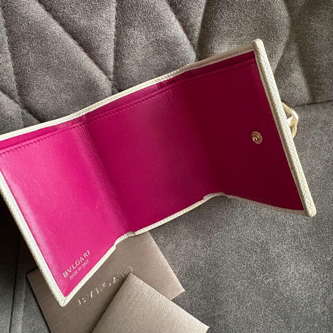 BVLGARI ブルガリ ビーゼロワン ロゴマニア 三つ折り ウォレット