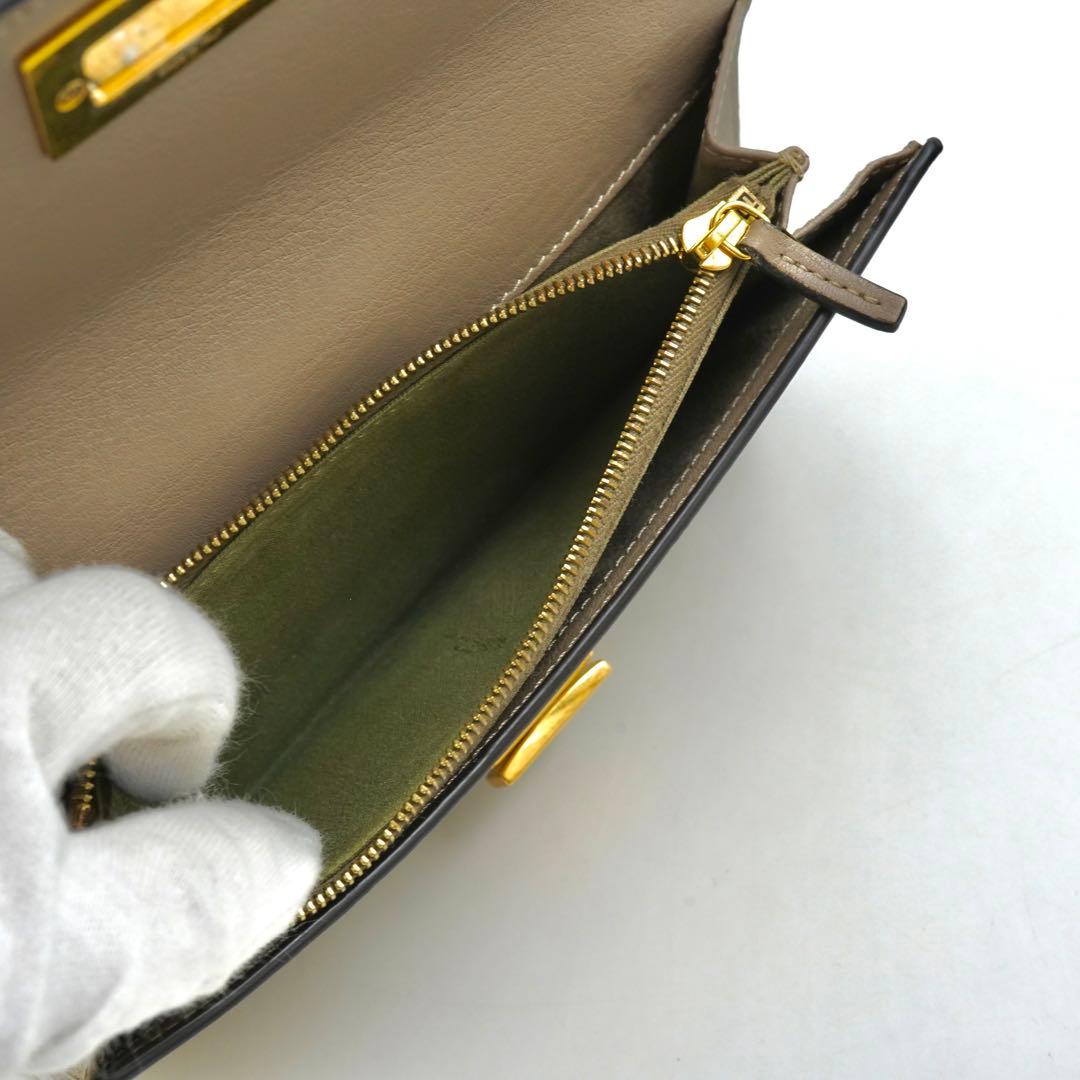 【極美品】FENDI ターンロック　セレリア　ピーカブー　べっ甲　ベルト　ロゴ