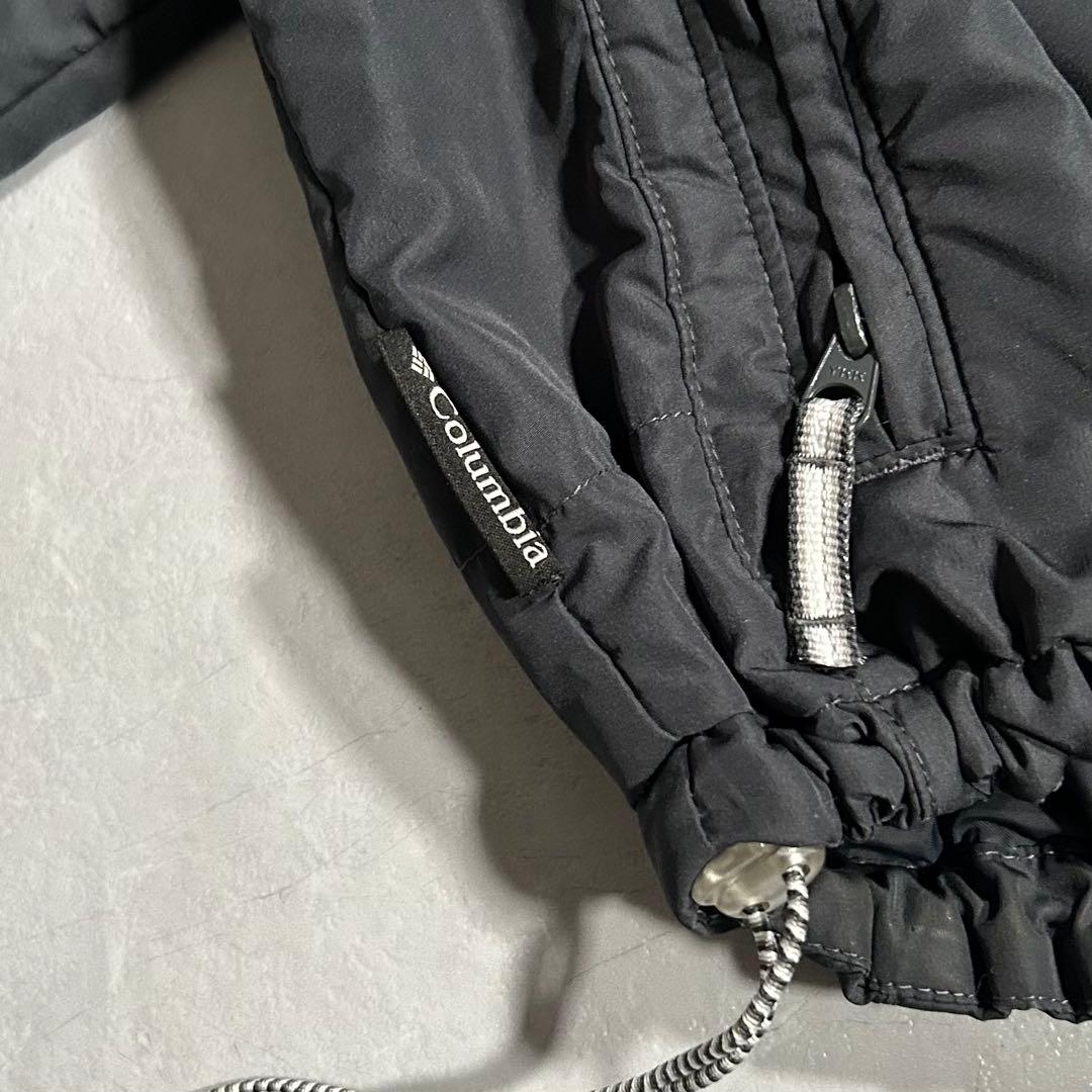 90s Columbia ウォームアップジャケット 裏フリース ドローコード M