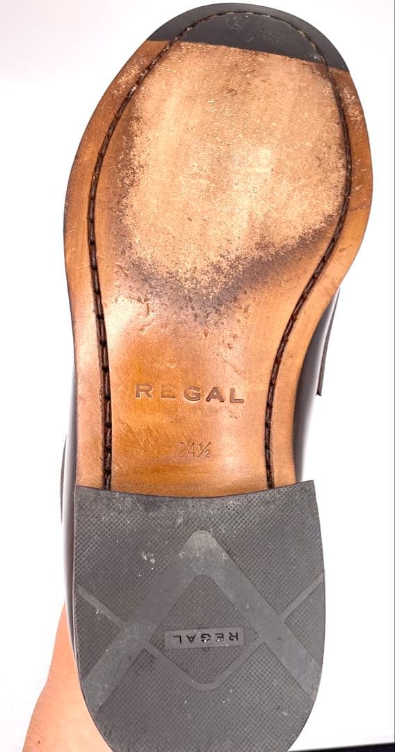 REGAL X20D ブラウン レザー モカシン ローファー
