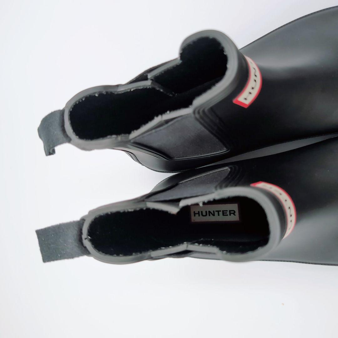 ✨️ほぼ新品✨️HUNTER　チェルシーブーツ　EU39 25cm　ブラック