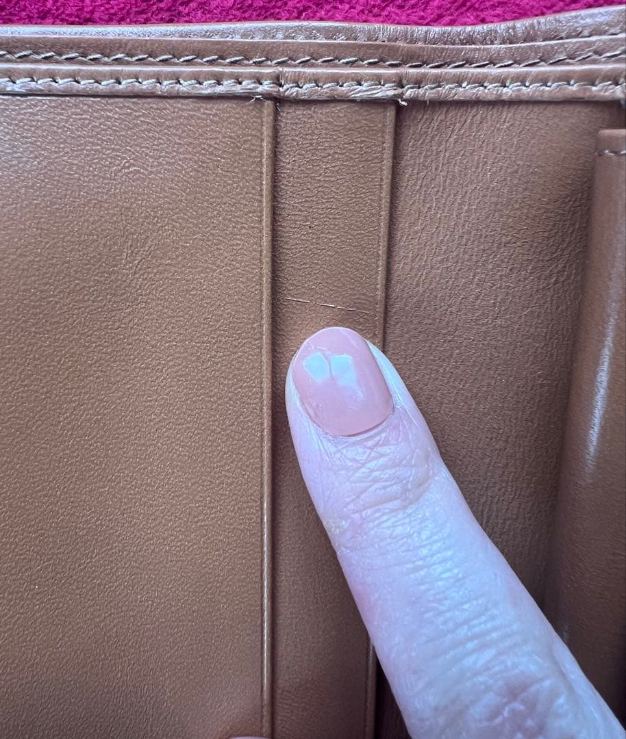 CELINE セリーヌ マカダム柄 レザー トリオンフ 二つ折り財布