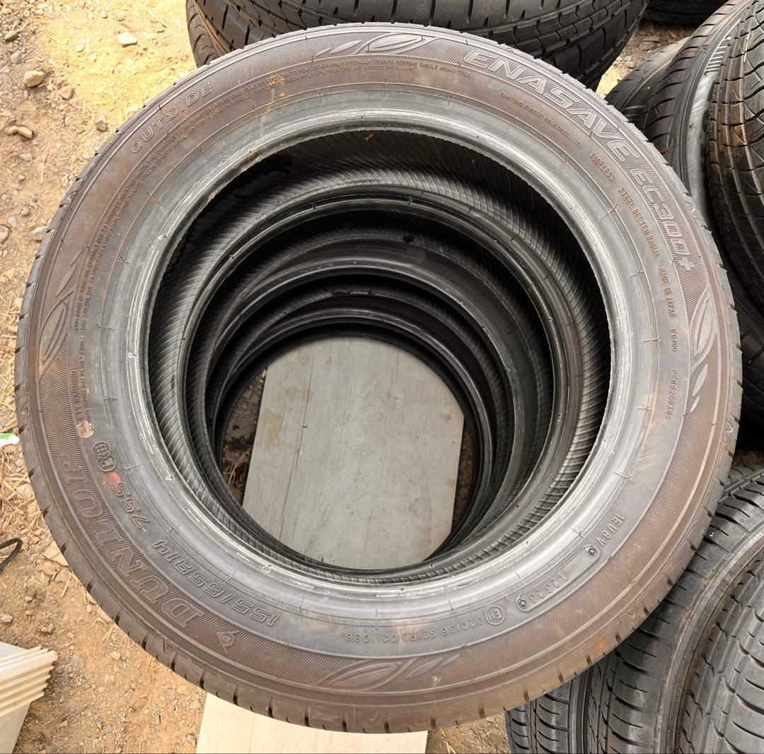155/65R14 ダンロップ　ノーマルタイヤ　4本セット