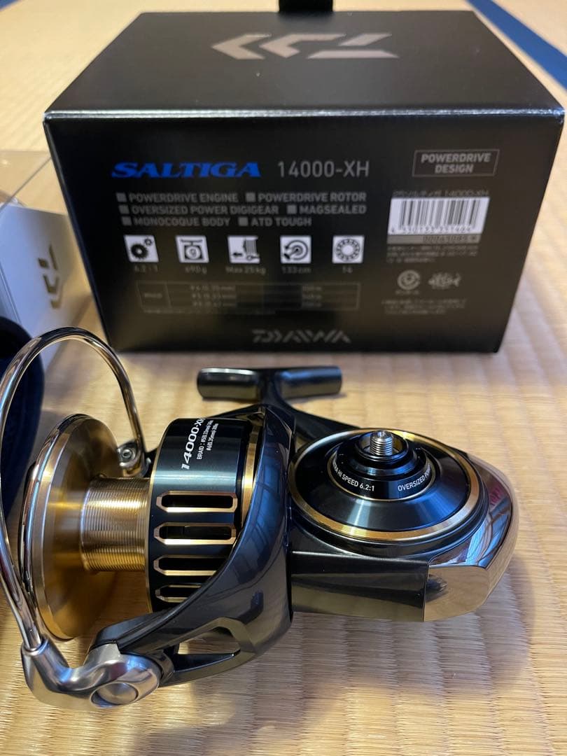 DAIWA 25ソルティガ14000-XH SALTIGA DRDスプール　ノブ