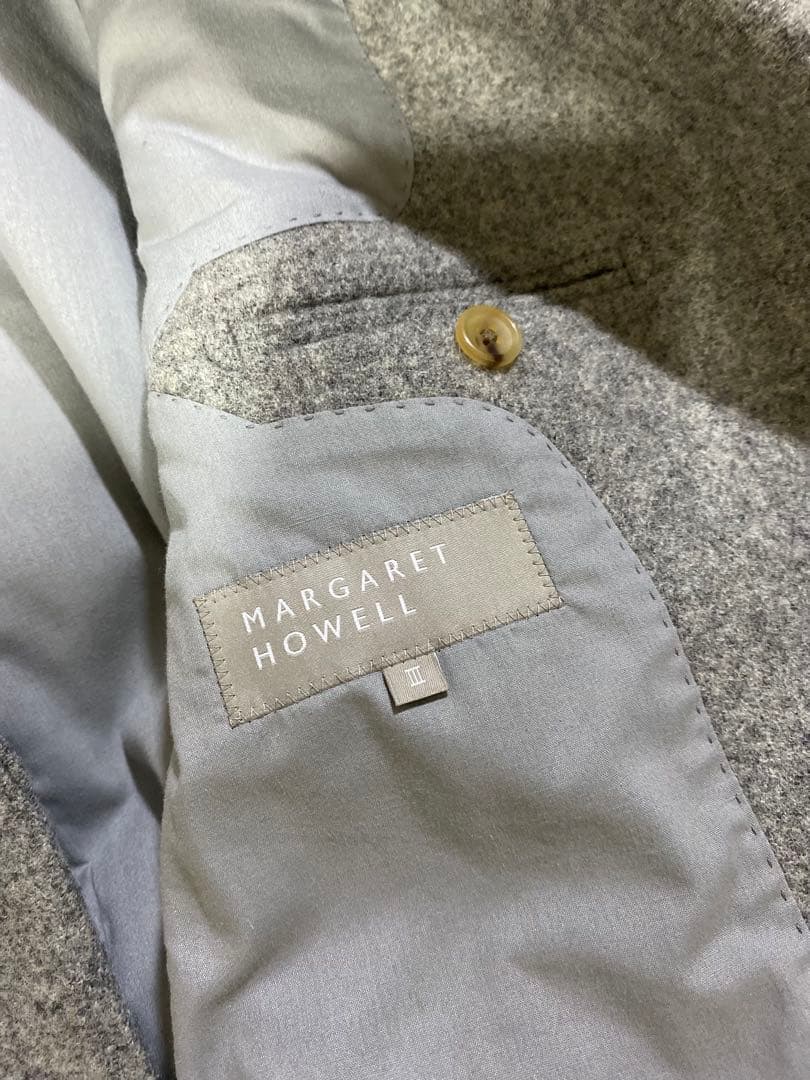 MARGARET HOWELL グレー テーラードジャケットL