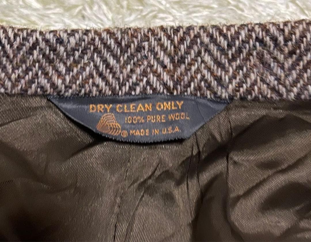 Harris Tweedハリスツイード テーラードジャケット USA製 ウール